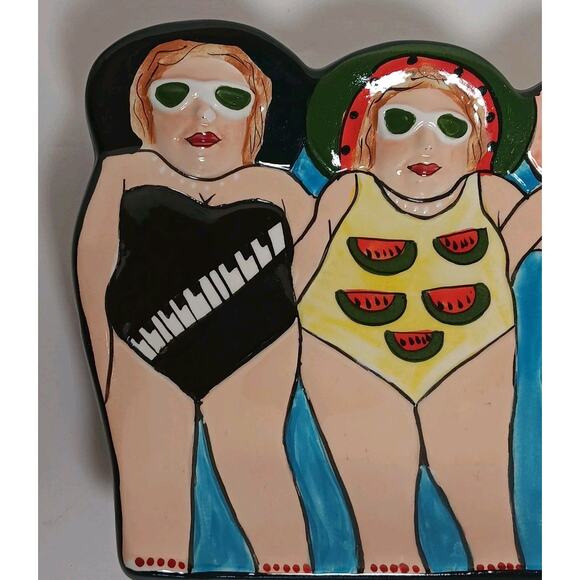 2003 “BEST FRIENDS” FUNSEEKER Janis Joplin No. 6445 Platter Westland Gift - Picture 3 of 10